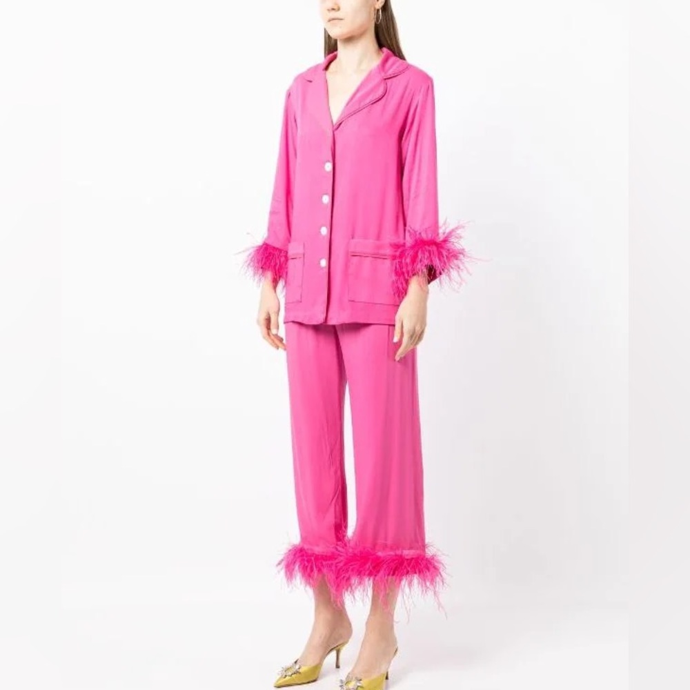 Sleeper Pink Ostrich Pajamas
